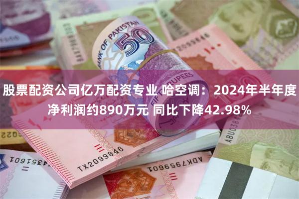 股票配资公司亿万配资专业 哈空调：2024年半年度净利润约890万元 同比下降42.98%