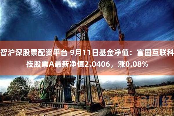 智沪深股票配资平台 9月11日基金净值：富国互联科技股票A最新净值2.0406，涨0.08%