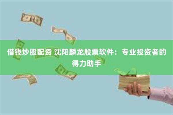 借钱炒股配资 沈阳麟龙股票软件：专业投资者的得力助手