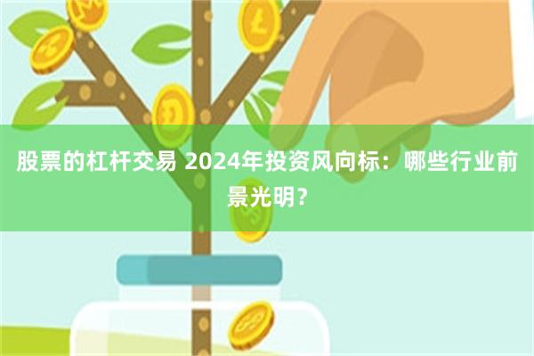 股票的杠杆交易 2024年投资风向标：哪些行业前景光明？