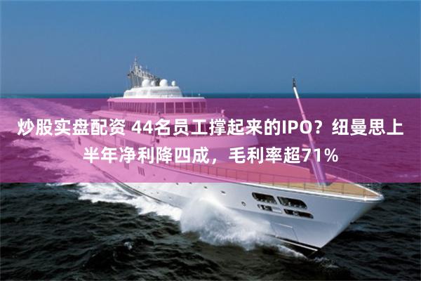炒股实盘配资 44名员工撑起来的IPO？纽曼思上半年净利降四成，毛利率超71%