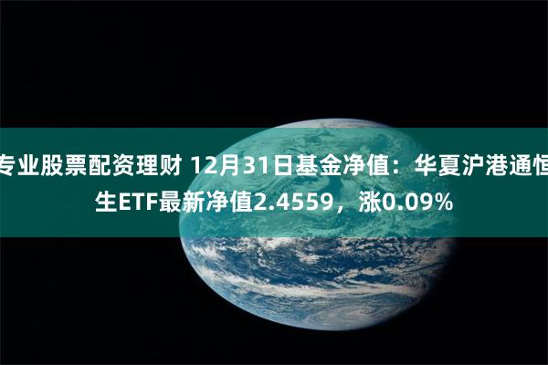 专业股票配资理财 12月31日基金净值：华夏沪港通恒生ETF最新净值2.4559，涨0.09%