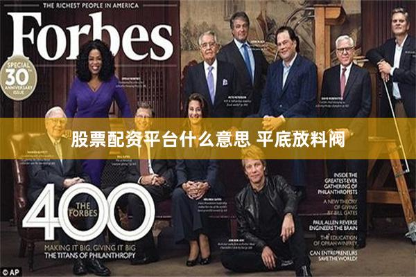 股票配资平台什么意思 平底放料阀