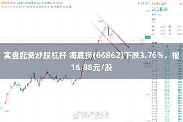 实盘配资炒股杠杆 海底捞(06862)下跌3.76%，报16.88元/股