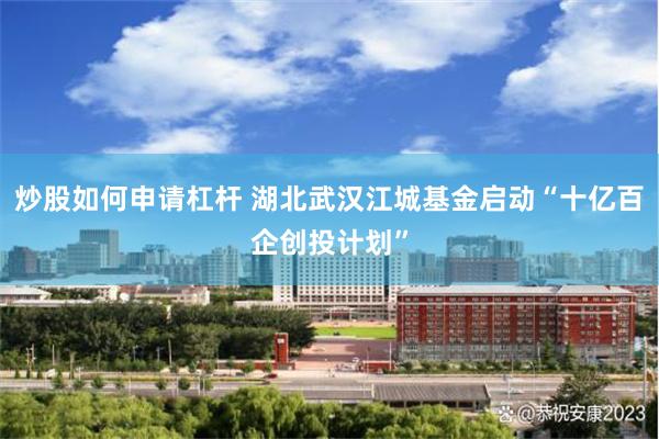 炒股如何申请杠杆 湖北武汉江城基金启动“十亿百企创投计划”