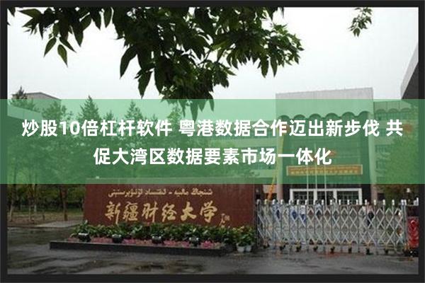 炒股10倍杠杆软件 粤港数据合作迈出新步伐 共促大湾区数据要素市场一体化
