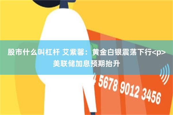 股市什么叫杠杆 艾紫馨：黄金白银震荡下行<p>美联储加息预期抬升