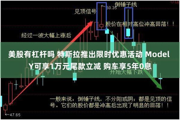 美股有杠杆吗 特斯拉推出限时优惠活动 Model Y可享1万元尾款立减 购车享5年0息