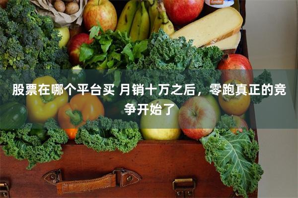 股票在哪个平台买 月销十万之后，零跑真正的竞争开始了